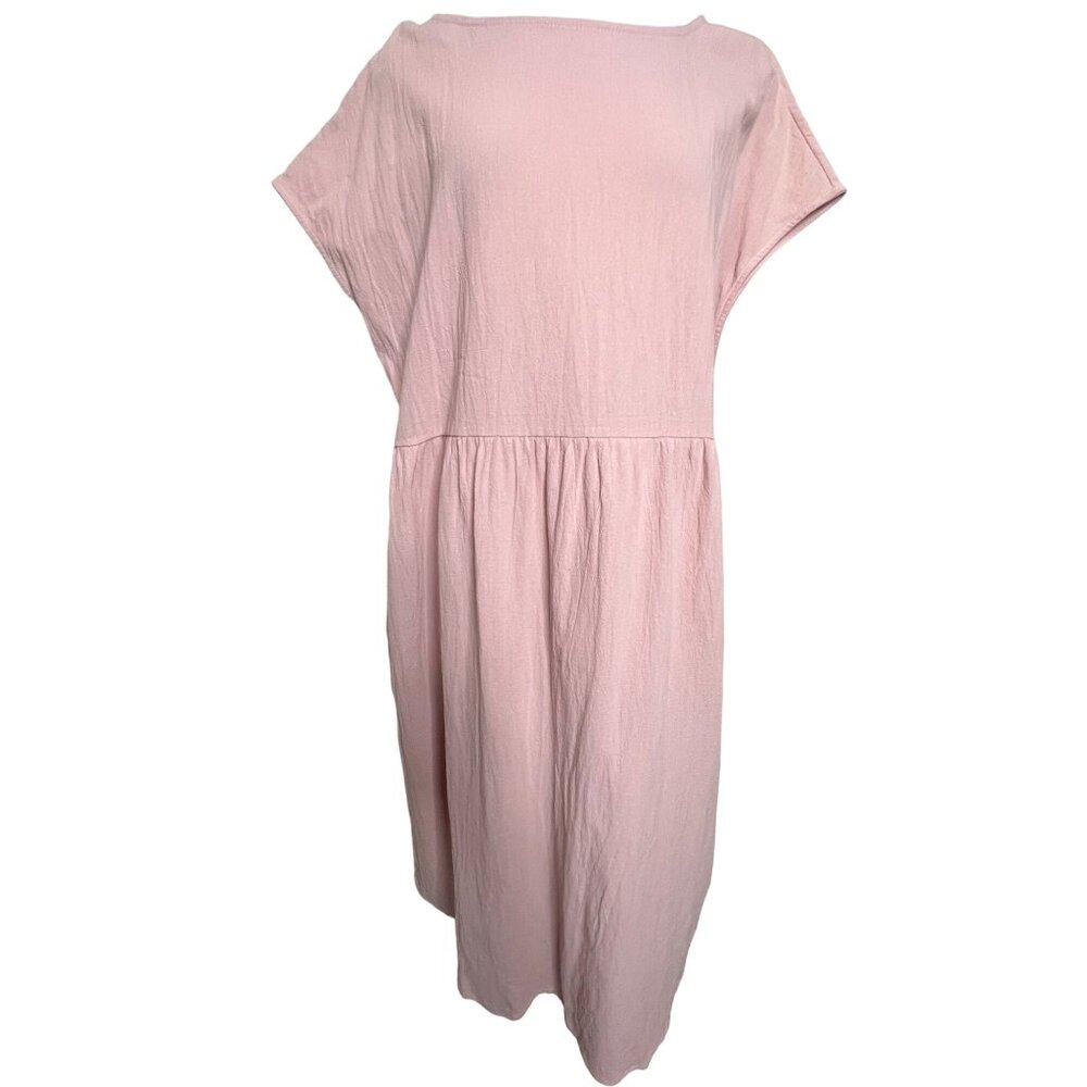 Pink Madi Dress 4X Pockets A Style Pull over Comfortable Summer Y2K90’s